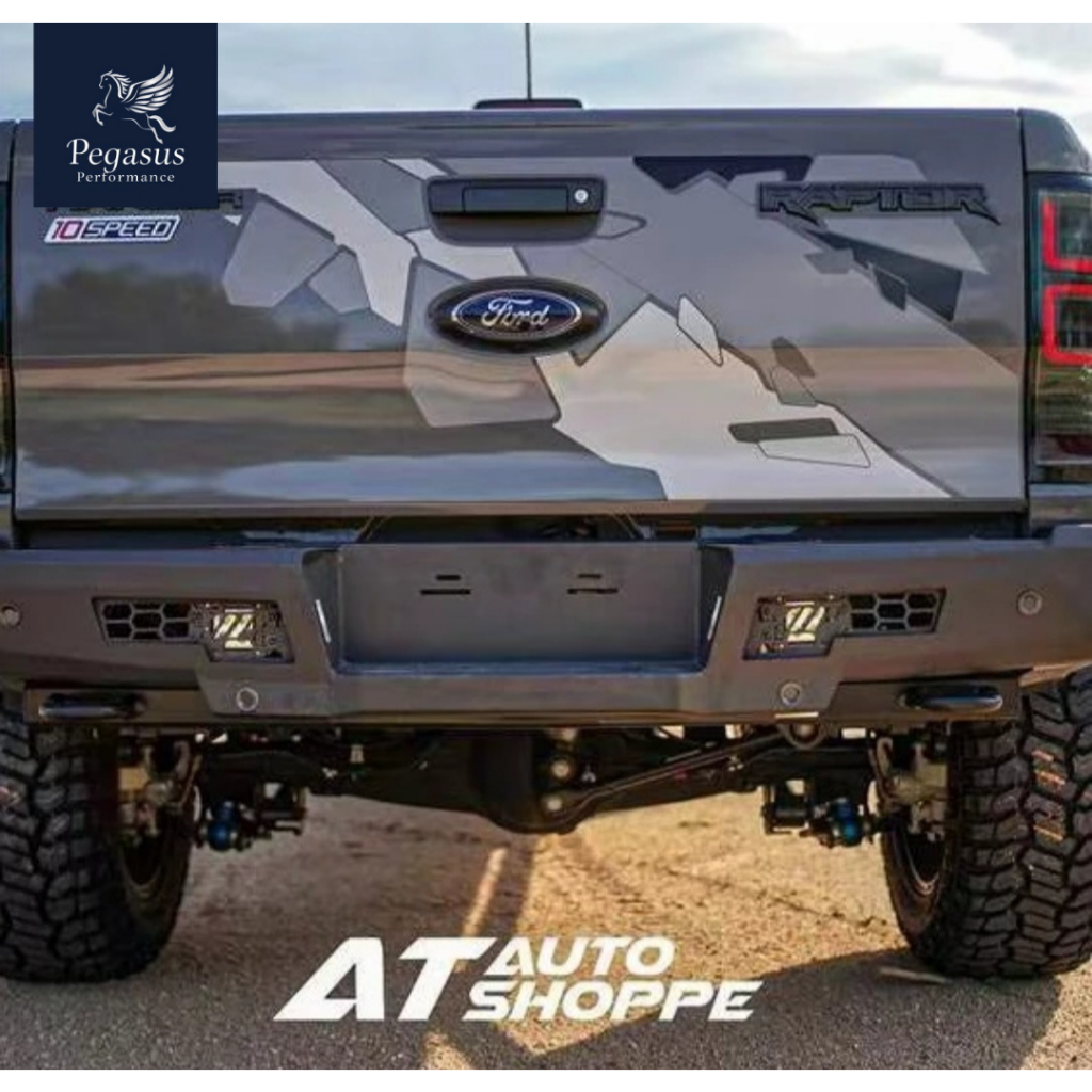 Bumper Belakang Option Style Ford Ranger T6 T7 T8 Raptor F150