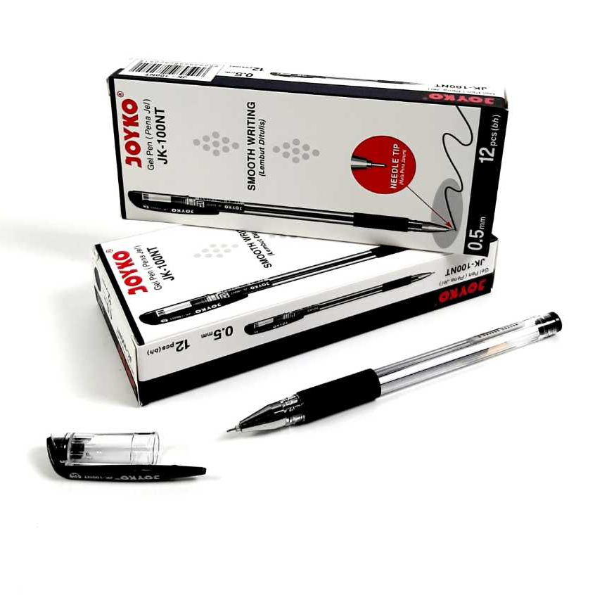 

Harga Grosir (1kotak 12pcs) Pulpen/Pen Gel JOYKO JK-100NT 0,5mm ( Lancip ) Berkualitas