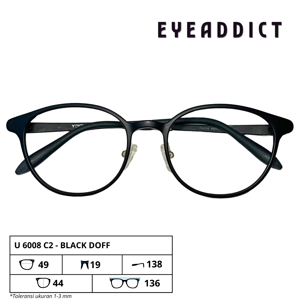 EYEADDICT Kacamata Unisex EA-6008