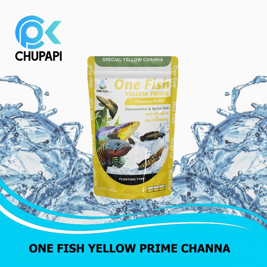 PELLET PAKAN IKAN CHANNA YELLOW PRIME - ONE FISH