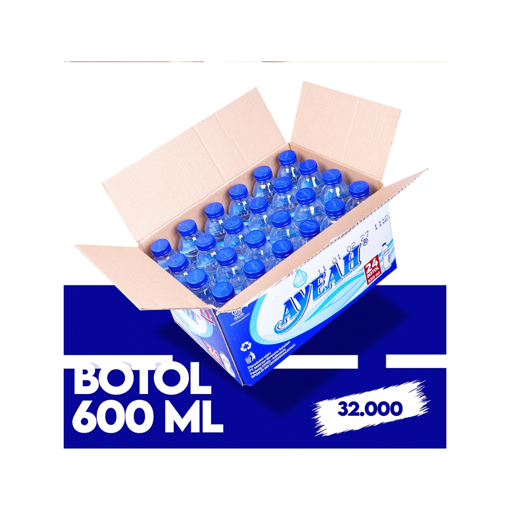 

Ayeah air mineral pet 600 ml