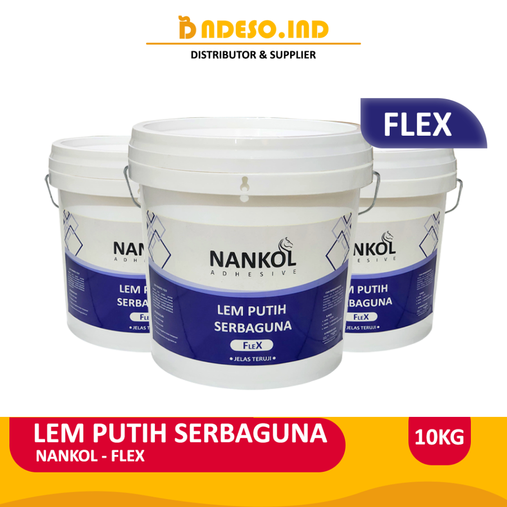

Lem Putih Serbaguna PVAC Nankol Flex - 10KG