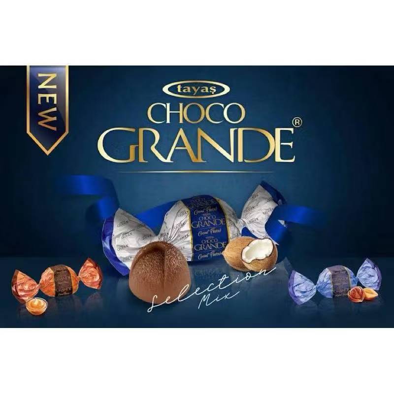 

Tayas Orient Truffle Chocolate 250g Tayas Orient Truffle Coklat Turkey Rasa Hazelnut Strawbery Coconut
