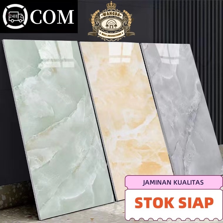 30CMx 60CM 3D Vinyl Granit Marble Batu Alam Ukuran/ Sticker 3D Vinyl Granit Marble/Vinyl Lantai Klik