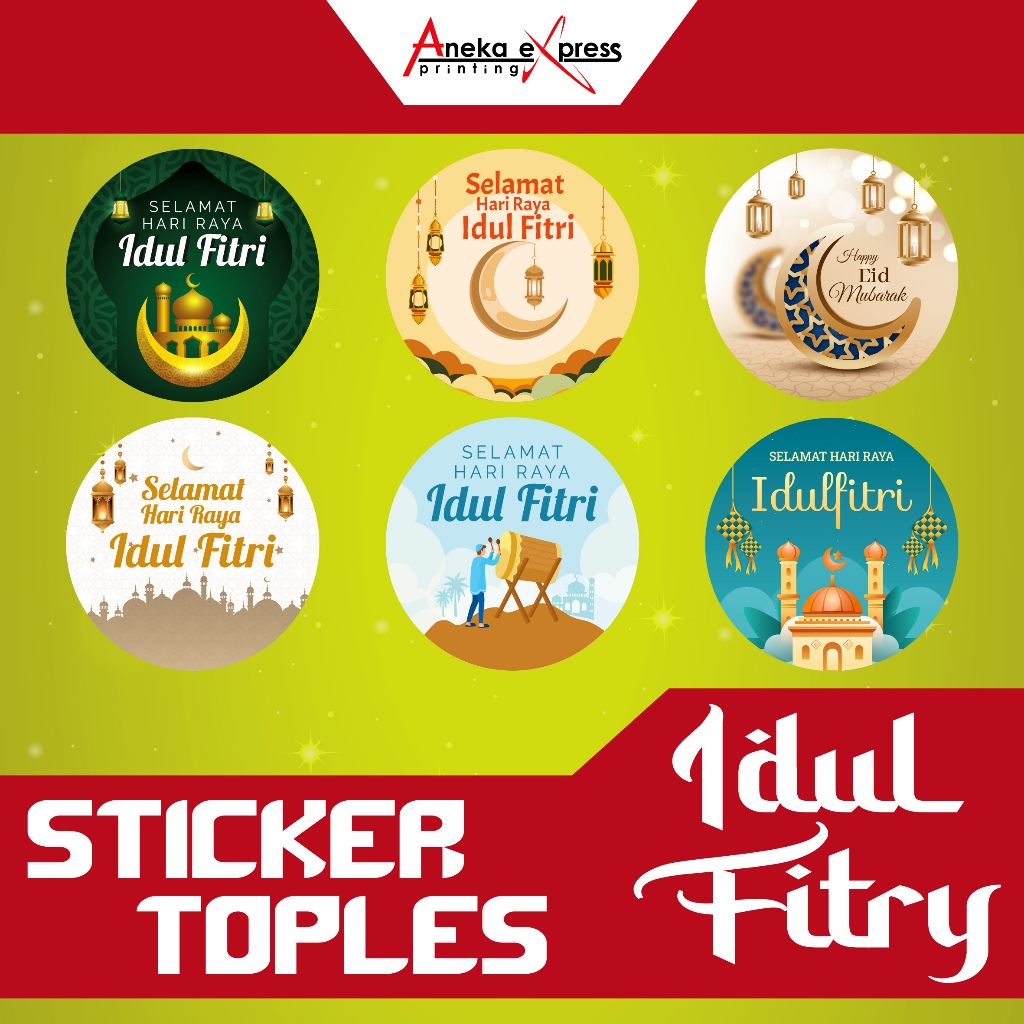 

Stiker Toples Lebaran Idul Fitri | Sticker Bulat | Stiker Lebaran Idul Fitri | Stiker Kemasan Parcel | Sticker Hampers