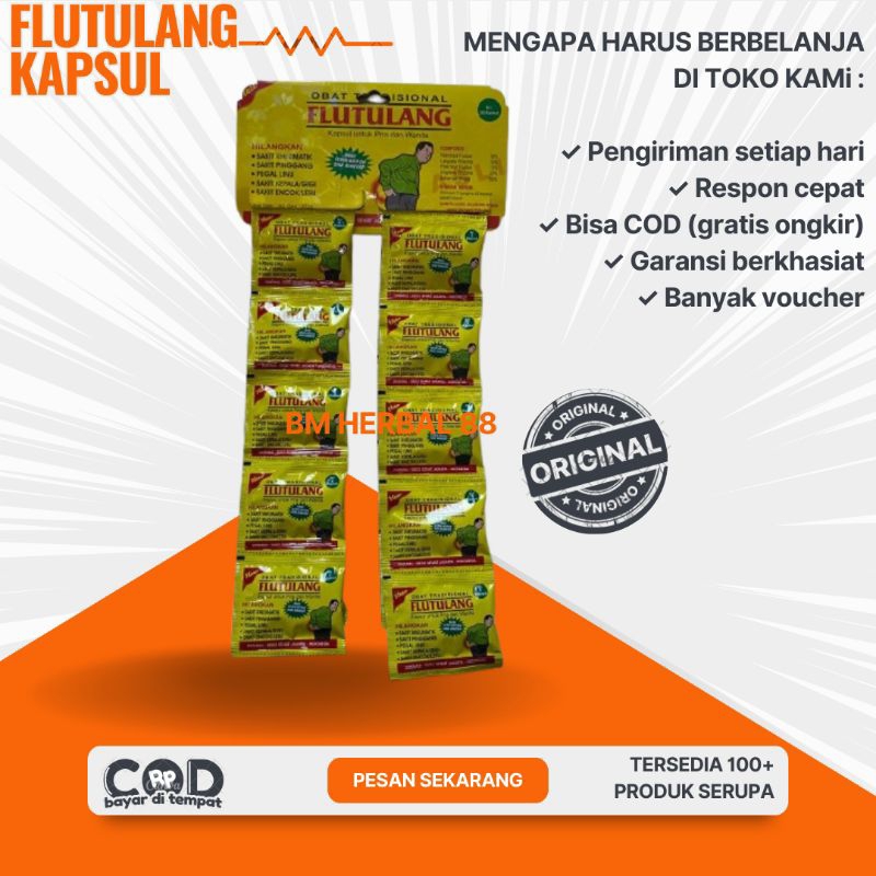 Promo  Flu Tulang | Kapsul Kesehatan Menghilangkan Sakit Gigi | Pegel Linu | Asam Urat | Reumatik Or