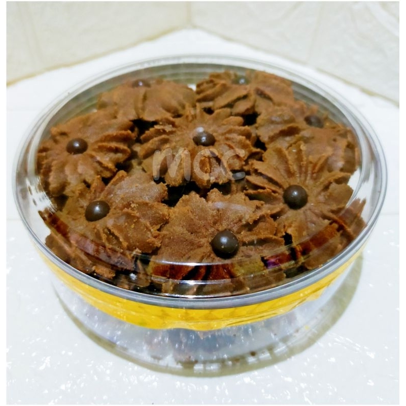 

Kue Semprit mawar Coklat