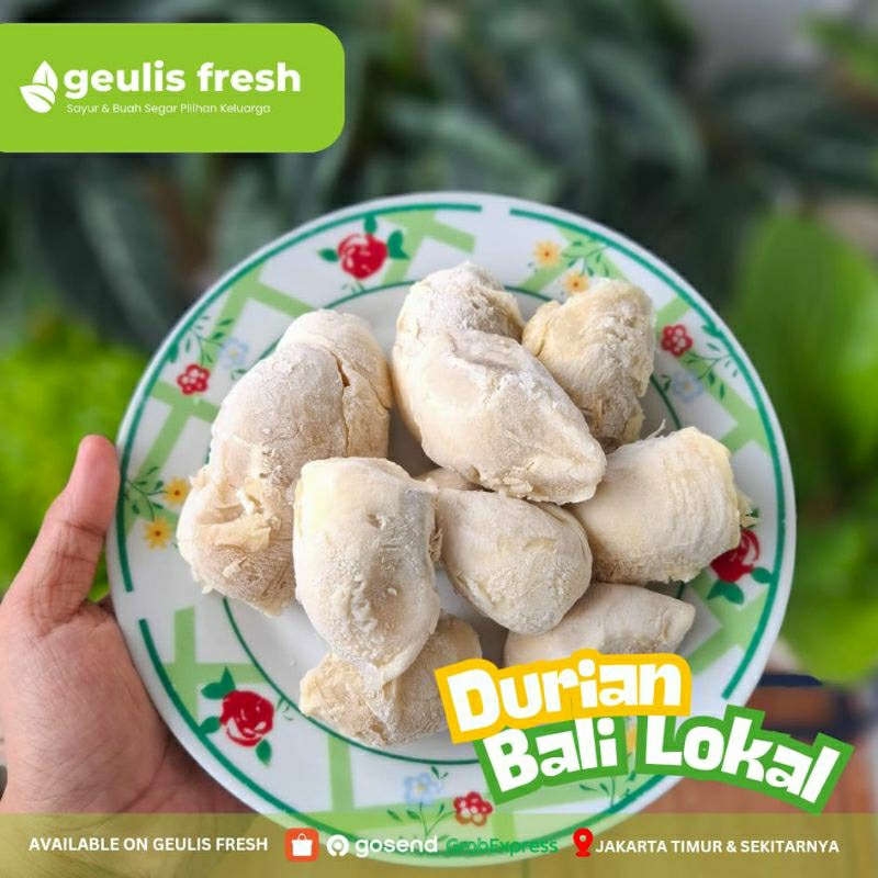 

Durian Bali Lokal Frozen | 500gr Buah Segar Jakarta Timur Geulis Fresh