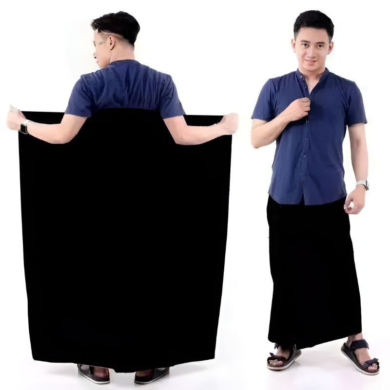 Sarung Hitam (kotak Dus) polos sarung seragam sarung polos sarung hitam sarung dewasa sarung polos M