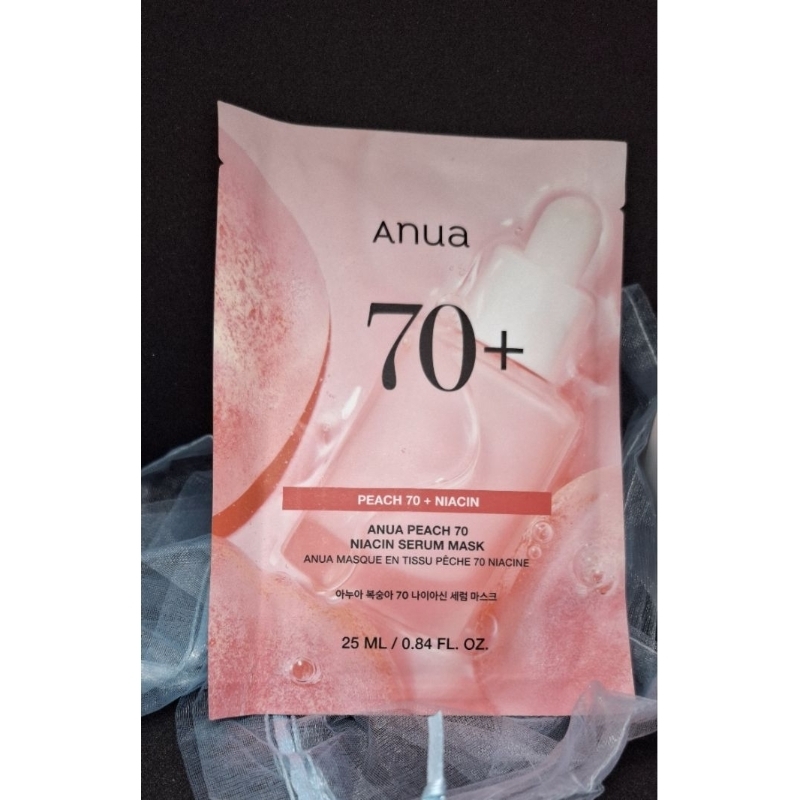 Anua peach 70 niacin serum mask