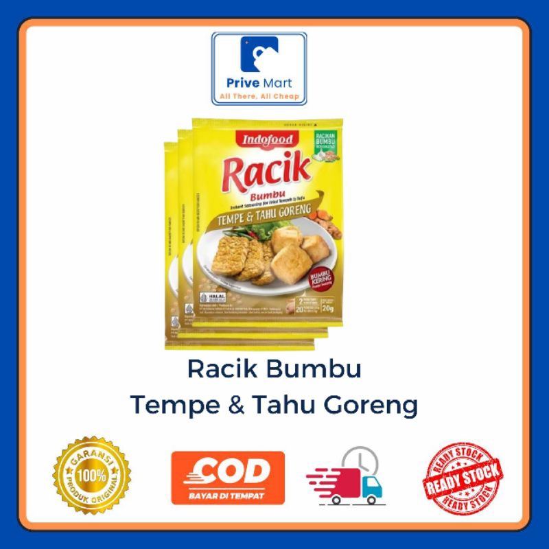 

Racik Bumbu Tempe & Tahu Goreng 20g Prive Mart