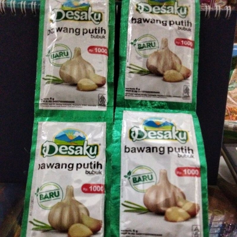 

DESAKU BAWANG PUTIH BUBUK 6 GR(ISI 10PCS)