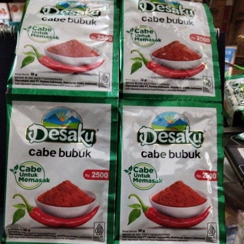 

DESAKU CABE BUBUK 15 GR(ISI 10PCS)