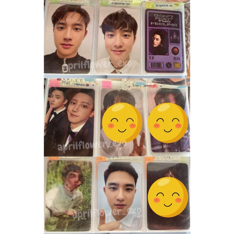 D.O. EXO Official Photocard PC D.O. do Kyungsoo Chansoo Emphaty Cream Soda Exist Dftf