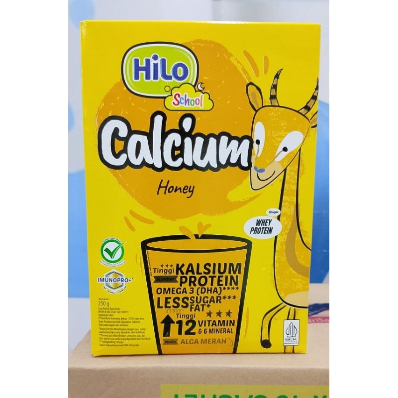 

HiLo School Honey (madu) 250gr susu yg Paling tinggi KALSIUM, SUMBER PROTEIN,lebih rendah gula pilihan yg lebih sehat, dengan Omega 3 (DHA) untuk otak.