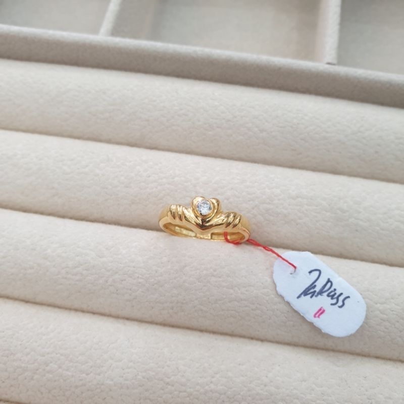 cincin love emas asli kadar 400