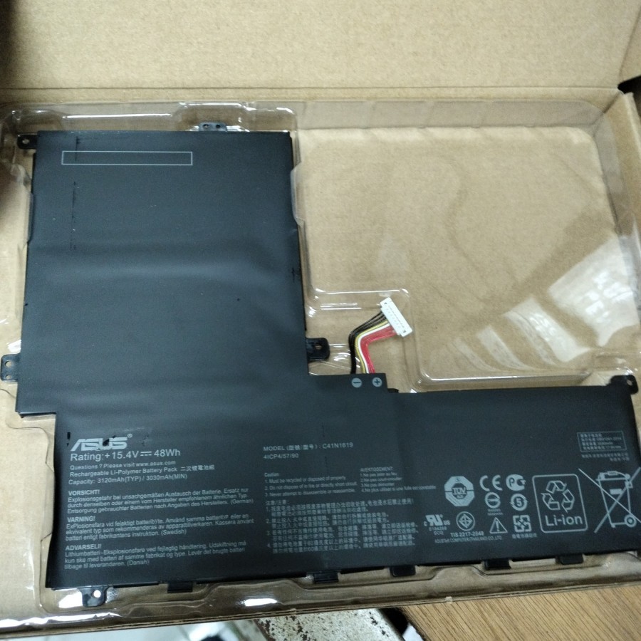 Battery Baterai Original Laptop Chicony for ASUS PRO B9440 B9440UA C41N1619
