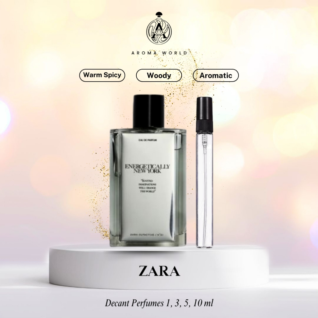 Decant Parfum Zara X Jo Malone Energetically New York EDP for Unisex  - Perfume Dekan Travel Size