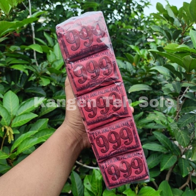 

Paket 10 Pcs Teh 999 40 Gram / 1 Pack Teh Tubruk Wangi Cap 999 Khas Solo