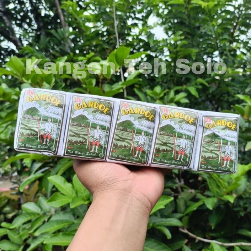 

Paket 10 Pcs Teh Gardoe Hijau 40 Gram / Teh Wangi Bunga Melati Khas Solo