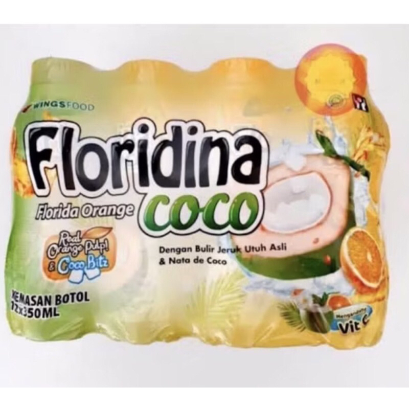 

FLORIDINA COCO 350ML DUS ISI 12 BOTOL/FLORIDINA RASA KELAPA