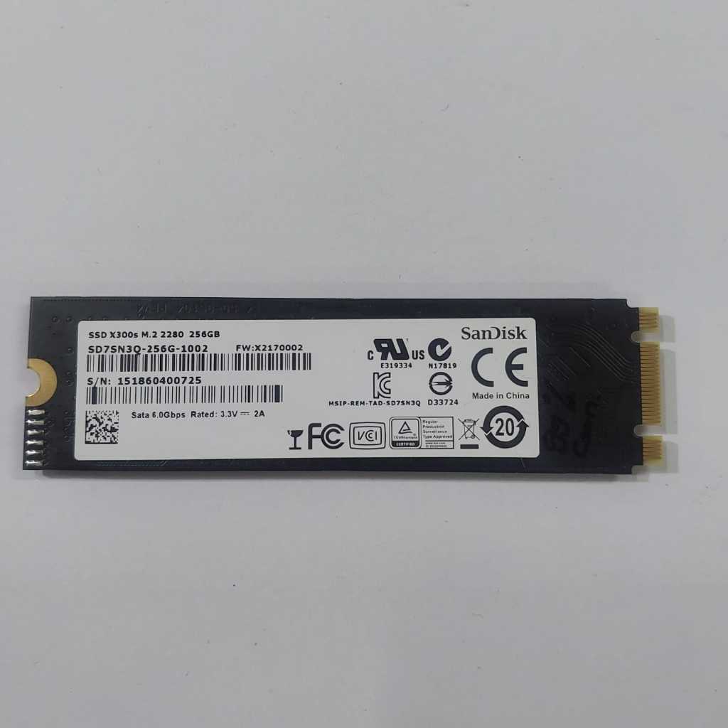 SSD M2 sata 256gb sandisk 2280 murah