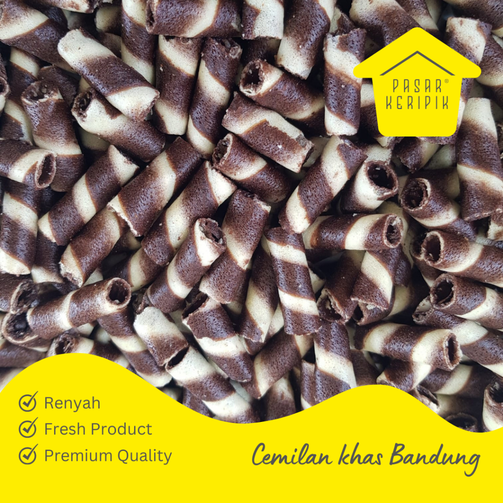 

Pasar Keripik Wafer Roll Mini Kiloan
