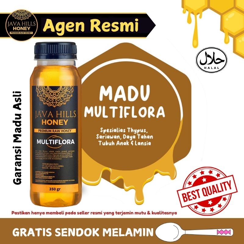

Java Hills Raw Honey Madu Multiflora Murni Asli 100% Tanpa Campuran Premium Untuk Daya Tahan Tubuh,Kolestrol Bisa COD Bayar Ditempat | Javahills Honey