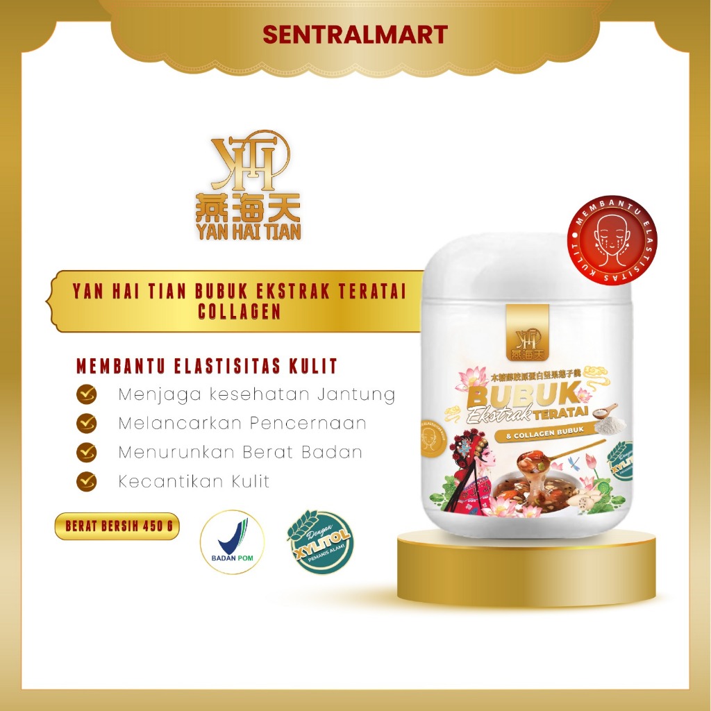 

Yan Hai Tian Oufen Lotus Root Powder Bubuk Ekstrak Teratai & Bubuk Collagen 450gr