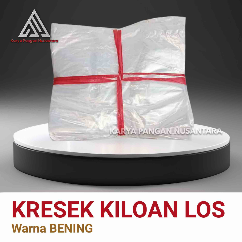 KANTONG PLASTIK KILOAN LOS WARNA BENING KRESEK BENING LOS KILOAN UKURAN 15 24 28