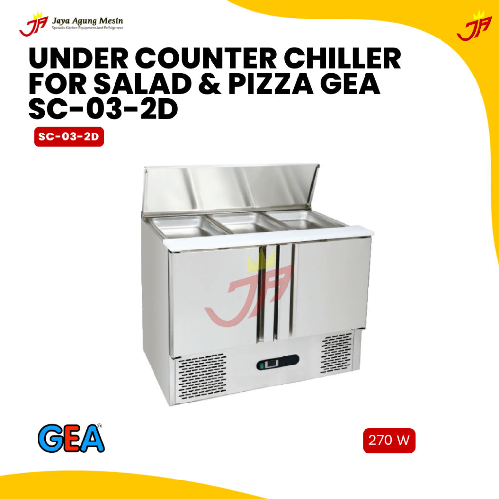 GEA Under Counter Chiller For Salad & Pizza Gea SC-03-2D/Undercounter Chiller Salad & Pizza Gea SC-0