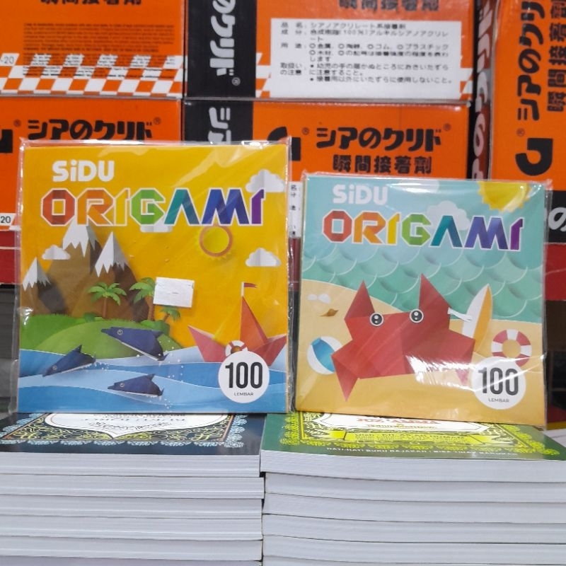

KERTAS ORIGAMI LIPAT WARNA MEREK SIDU ISI 100 LEMBAR