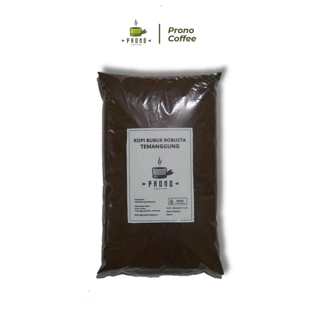 

KOPI BUBUK ROBUSTA TEMANGGUNG 250 GRAM (MURNI TANPA CAMPURAN APAPUN) TERMURAH - PRONO COFFEE