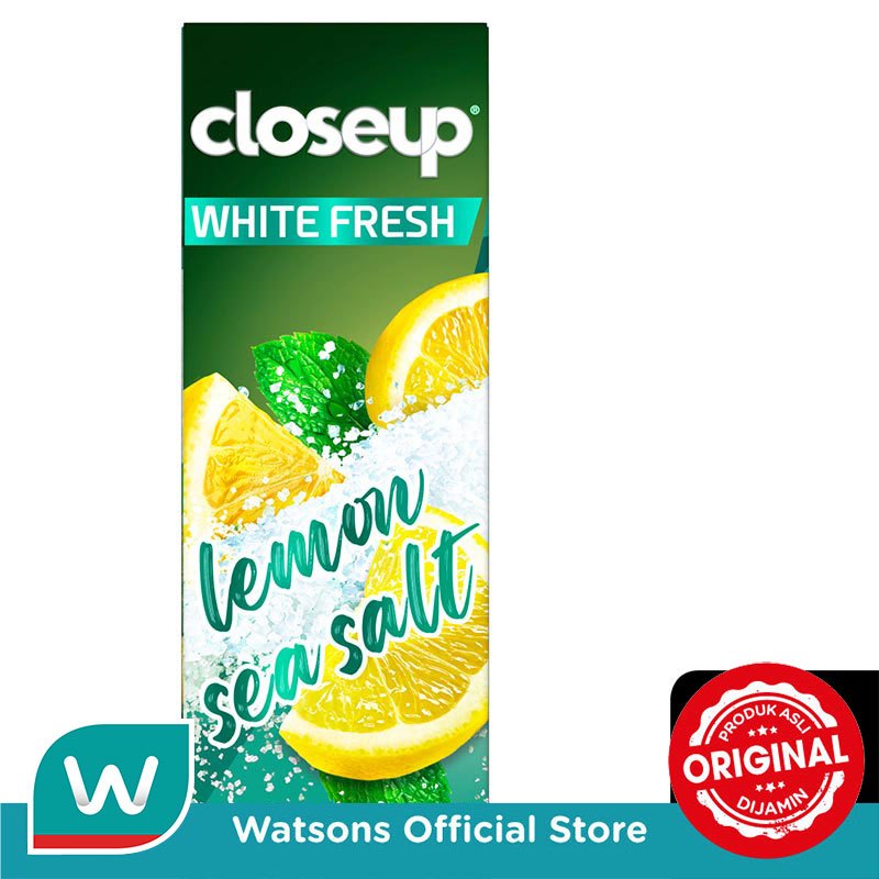 Close Up White Fresh Lemon Sea Salt 95g