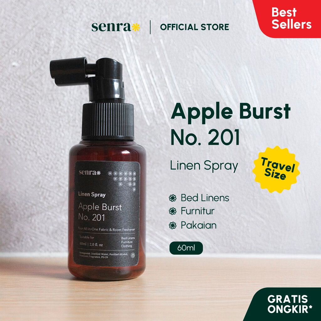 Senra Multi Purpose Room & Linen Spray 60ml - travel size and fabric spray