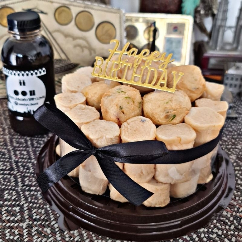

Pempek cake / umiyu cake / birthday cake / kue ulang tahun