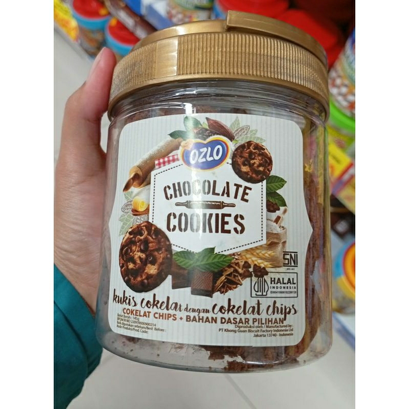 

Ozlo chocolate cookies by Khong Guan 145gr coklat murah enak