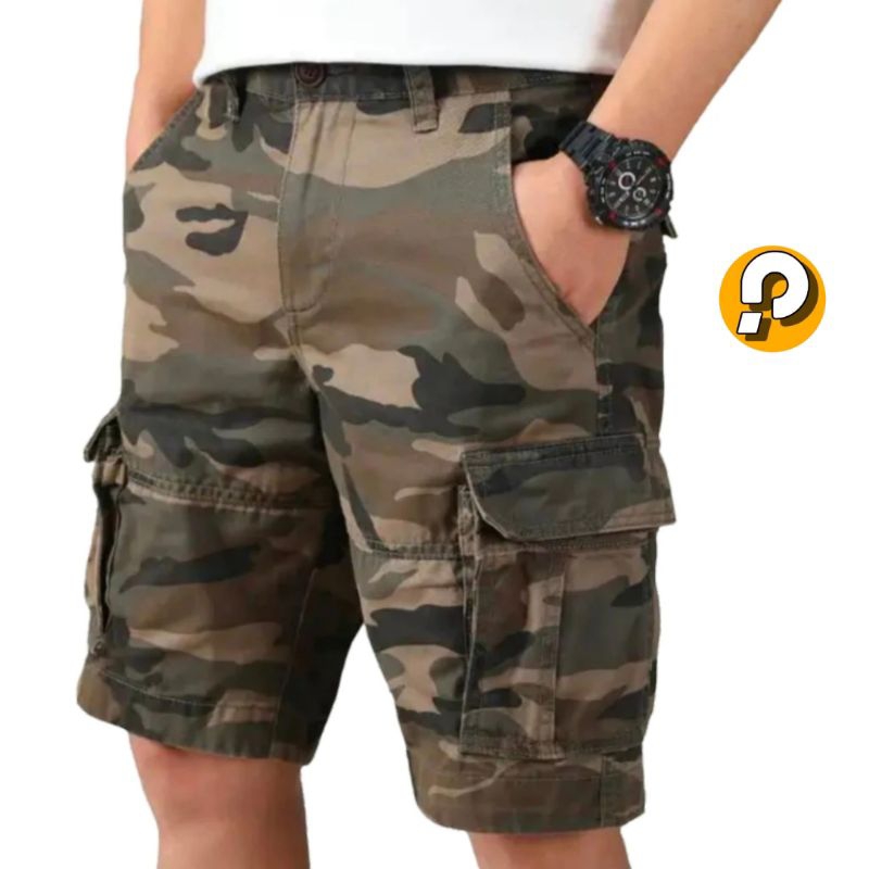 Celana Pendek Cargo Pendek Loreng Army