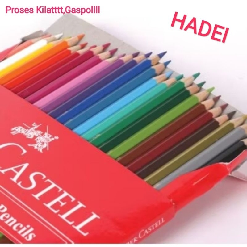 

Faber-Castell Classic Colour Pencil 24 L Pensil Warna set 24