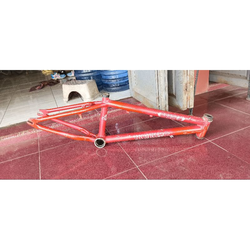 frame bmx thrill tabibitho alumunium alloy bukan polygon razor rogue seken oversize