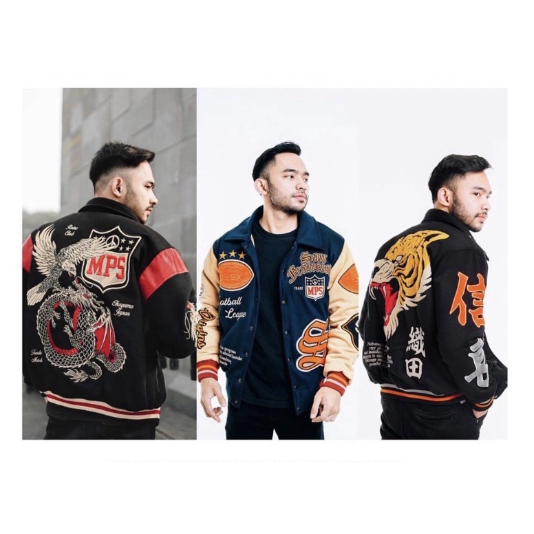 Harga Murah JAKET VARSITY JAKET BASEBALL PRIA WANITA JAKET RACING PRIA WANITA JAKET BOMBER VARSITY J