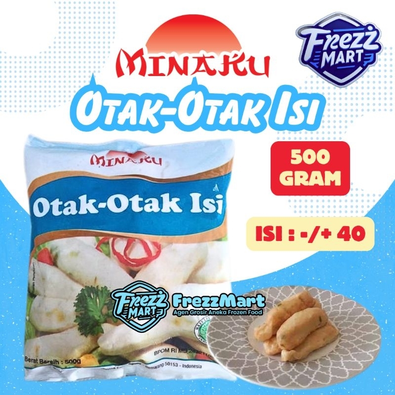 

Minaku Otak Otak isi kemasan 500gr Beku Frozen Food