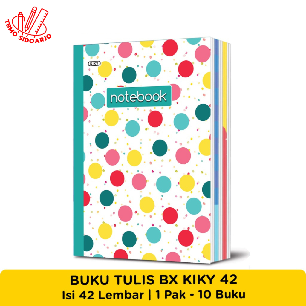 

PACK BUKU TULIS KIKY BOXY 42 LEMBAR ISI 10 BUKU