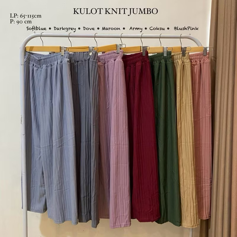 KULOT KNIT PREMIUM BAHAN KNIT TEBAL
