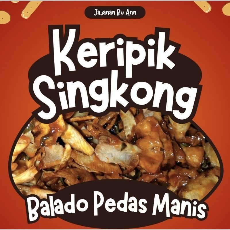 

Keripik Singkong Balado Pedas Manis Daun Jeruk 500gr