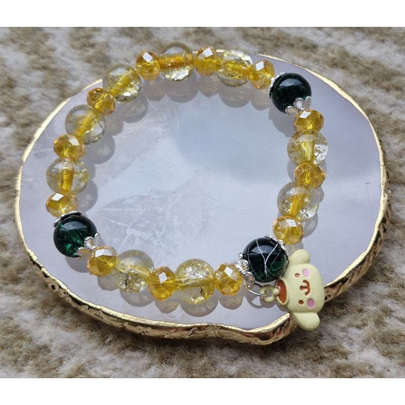 Marigold Gelang Manik Kristal Glass Beads Cute Cinnamoroll.