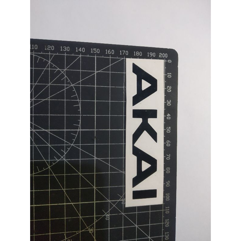 

stiker cutting akai