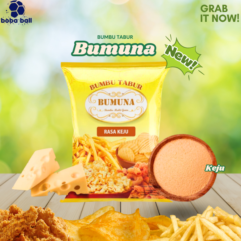 

Bumuna Bumbu Rasa Keju | Bubuk Tabur Premium Kentang Keripik Makaroni 1 Kg