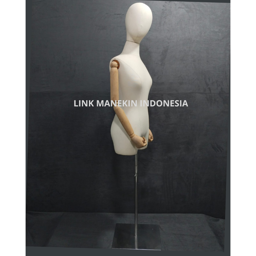 Manekin DM wanita | Manekin Dm pria | Patung Cewek Setengah Badan Tangan Robot Kaki Stainless Maneki