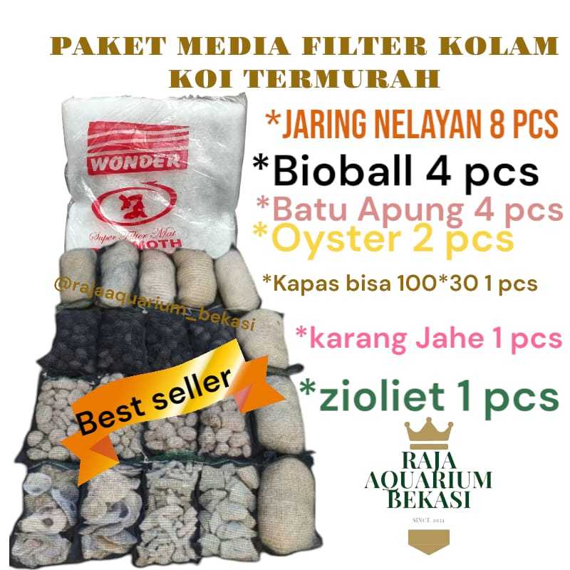 paket media filter kolam koi siap pakai / media filter kolam koi / media filter